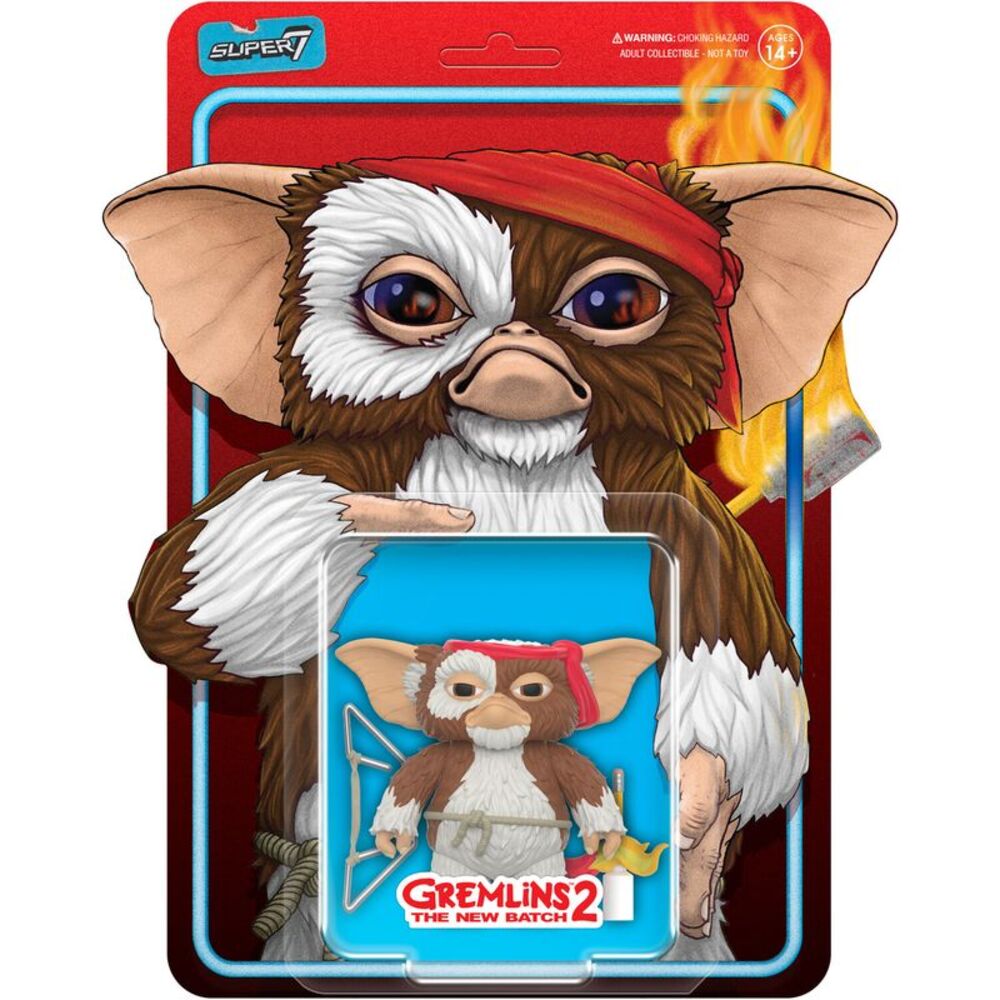 Super7 - Gremlins 2 - ReAction Figures - Gizmo (Battle Ready Character Card)